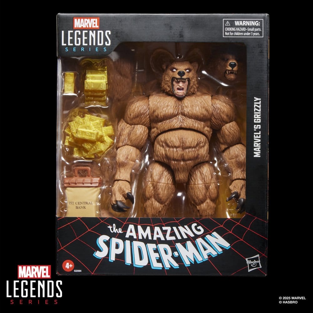 The Amazing Spider-Man Marvel Legends Action Figure Marvel's Grizzly 15 cm Hasbro