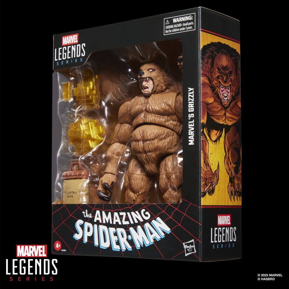 The Amazing Spider-Man Marvel Legends Action Figure Marvel's Grizzly 15 cm Hasbro