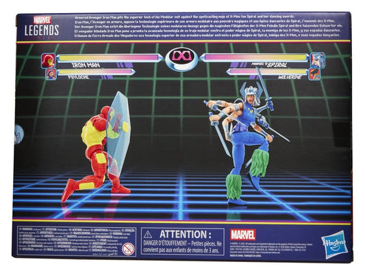 Marvel Games Marvel Legends Action Figure 2-Pack Iron Man & Marvel's Spiral 15 cm