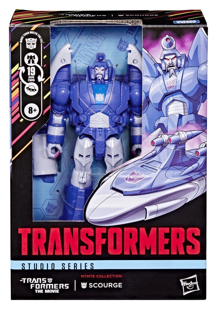 The Transformers: The Movie Studio Series Voyager Class Action Figure MTMTE Collection: Scourge 17 cm Hasbro