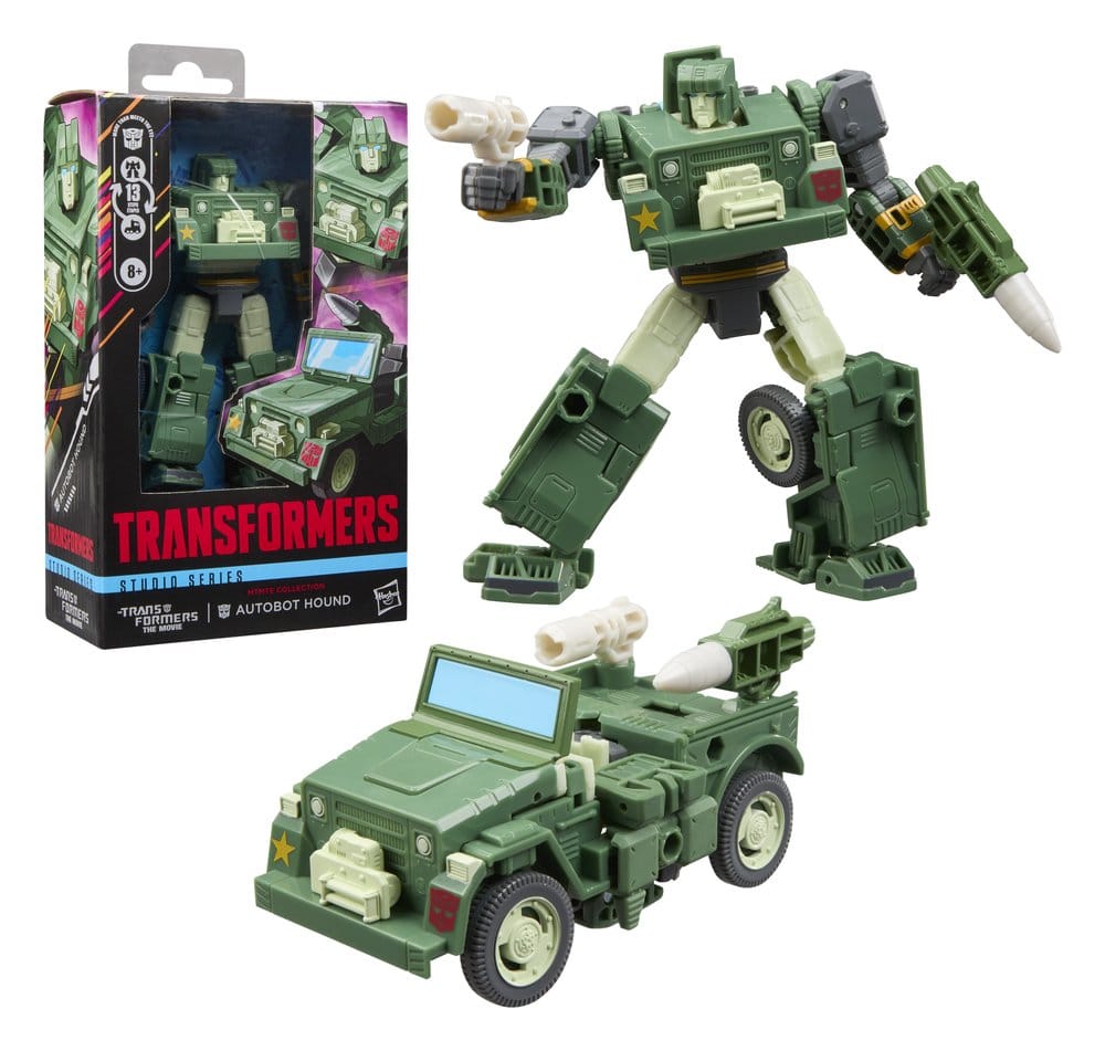 The Transformers: The Movie Studio Series Deluxe Class Action Figure MTMTE Collection: Autobot Hound 14 cm Hasbro