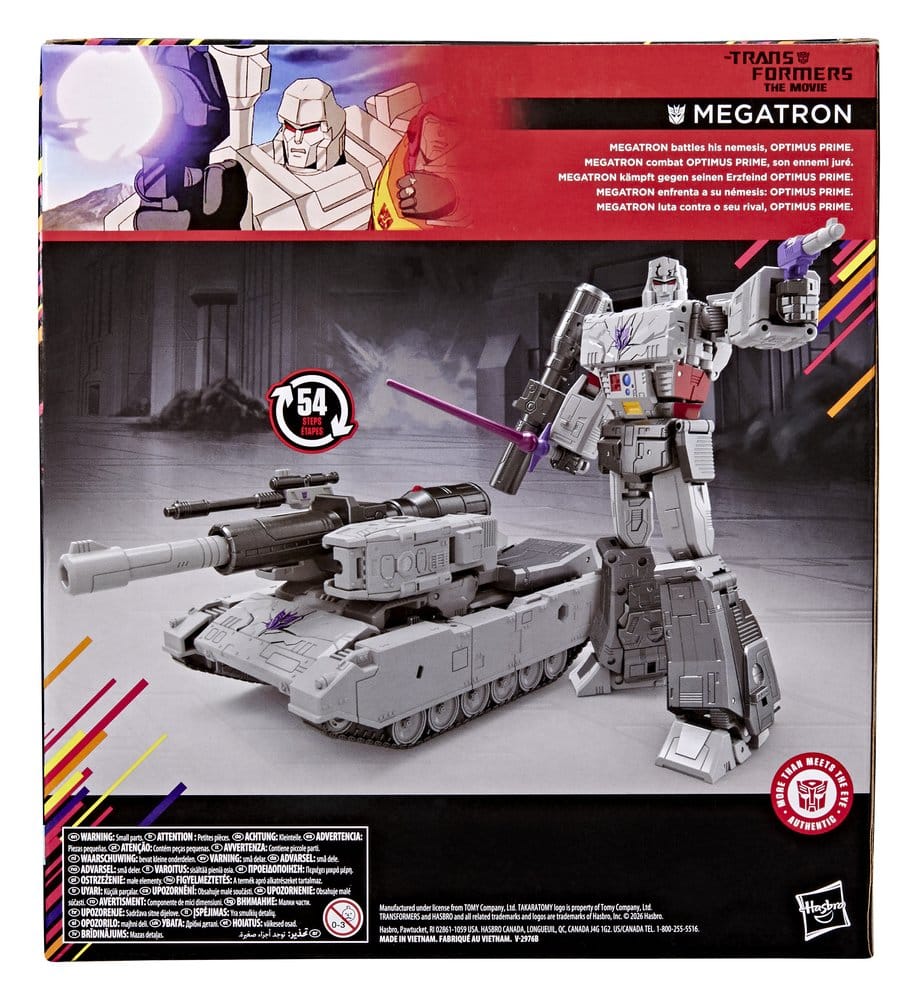 The Transformers: The Movie Studio Series Leader Class Action Figure MTMTE Collection: Megatron 22 cm Hasbro