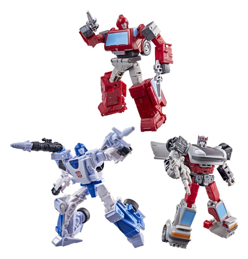 Transformers Age of the Primes Action Figure 3-Pack Autobot Mirage & Bluestreak & Ironhide Hasbro
