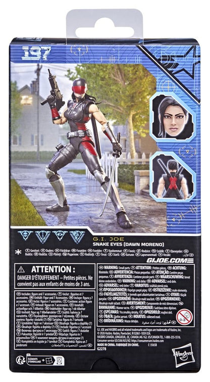 G.I. Joe Classified Series Action Figure Snake Eyes (Dawn Moreno) 15 cm Hasbro