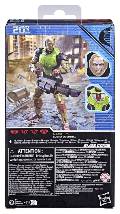 G.I. Joe Classified Series Action Figure #201 Cobra Overkill 15 cm Hasbro