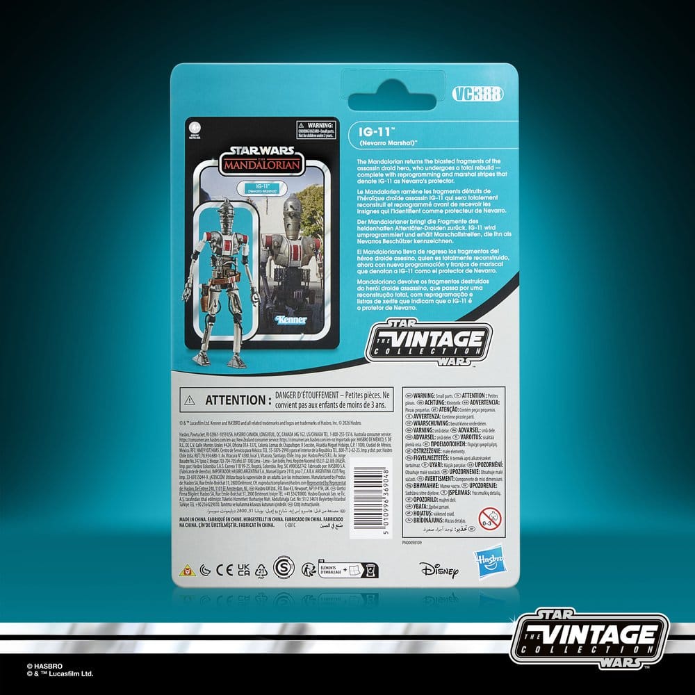 Star Wars: The Mandalorian Vintage Collection Action Figure IG-11 (Nevarro Marshal) 10 cm Hasbro
