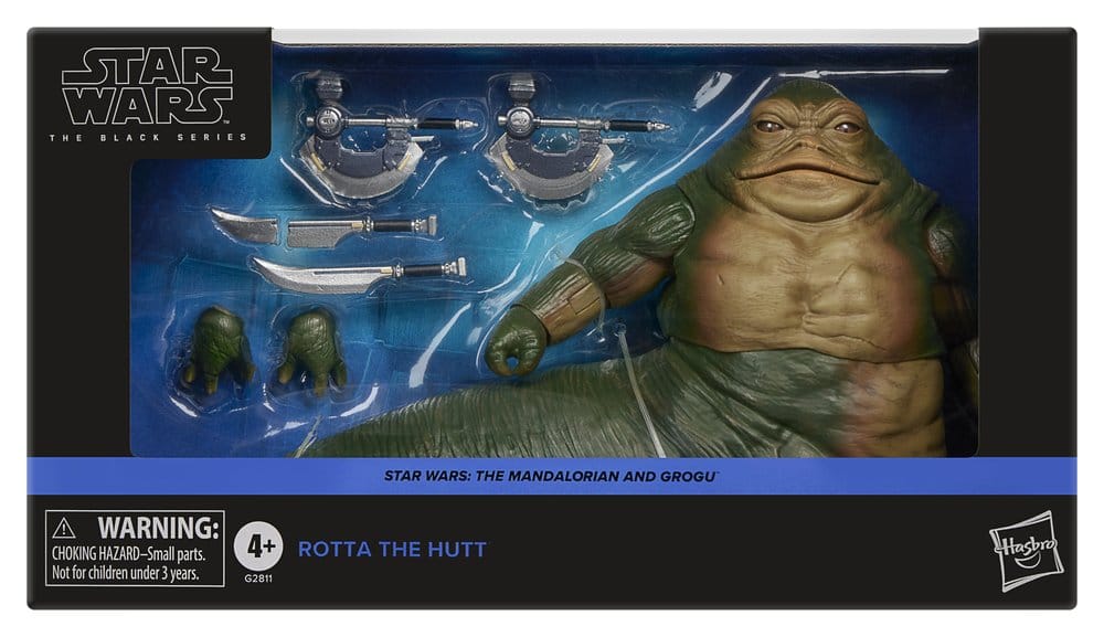 Star Wars: The Mandalorian and Grogu Black Series Action Figure Rotta the Hutt 17 cm