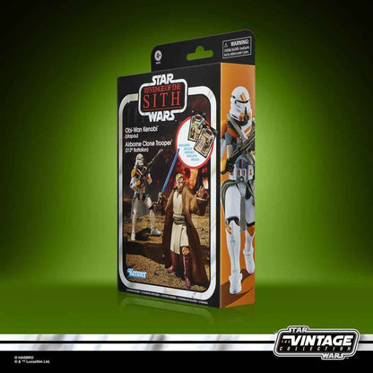 Star Wars Episode III Vintage Collection Action Figure 2-Pack Obi-Wan Kenobi & Airborne Clone Trooper 10 cm