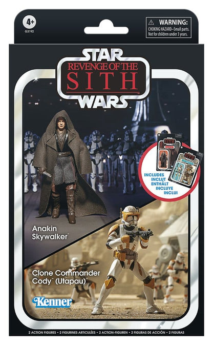 Star Wars Episode III Vintage Collection Action Figure 2-Pack Anakin Skywalker & Clone Commander Cody (Utapau) 10 cm