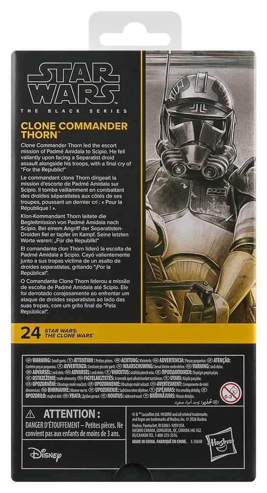 Star Wars: The Clone Wars Black Series Action Figure Clone Commander Thorn 15 cm