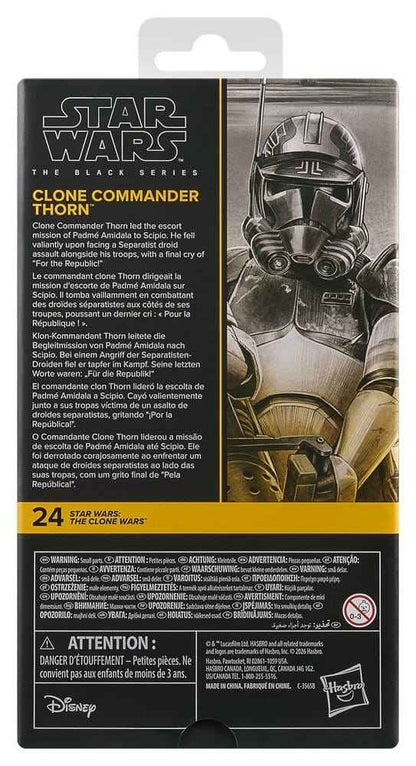 Star Wars: The Clone Wars Black Series Action Figure Clone Commander Thorn 15 cm