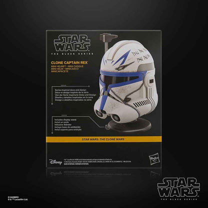 Star Wars: The Clone Wars Black Series Mini Helmet Clone Captain Rex 15 cm