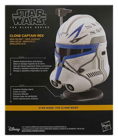 Star Wars: The Clone Wars Black Series Mini Helmet Clone Captain Rex 15 cm