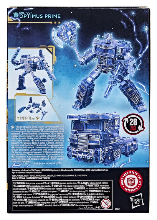 Transformers Age of the Primes Voyager Class Action Figure Energon Optimus Prime 17 cm