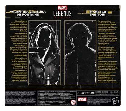 Thunderbolts Marvel Legends Action Figure 2-Pack Valentina Allegra de Fontaine & Marvel's The Void 15 cm