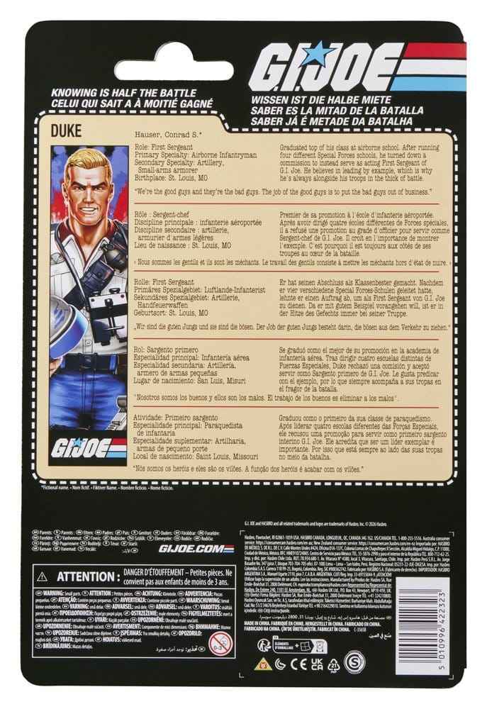 G.I. Joe Classified Series Retro Action Figure Duke 15 cm