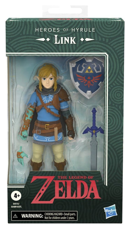 The Legend of Zelda: Tears of the Kingdom Heroes of Hyrule Action Figure Link 15 cm