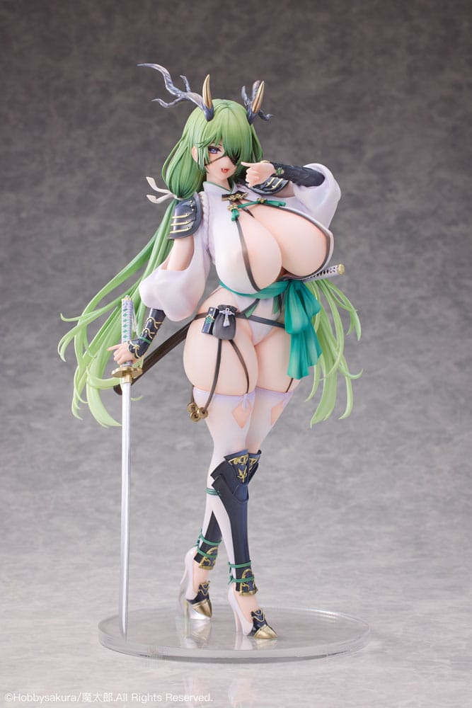 Original Character PVC Statue 1/6 Dokuganryu-chan Illustrated by Mataro Deluxe Edition 30 cm Hobby Sakura