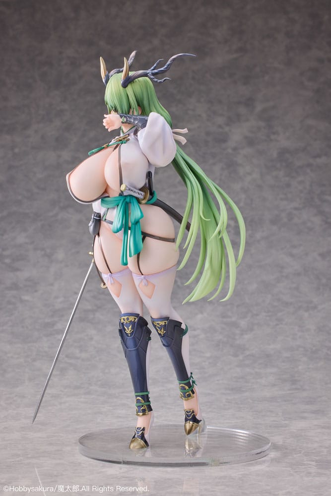Original Character PVC Statue 1/6 Dokuganryu-chan Illustrated by Mataro Deluxe Edition 30 cm Hobby Sakura
