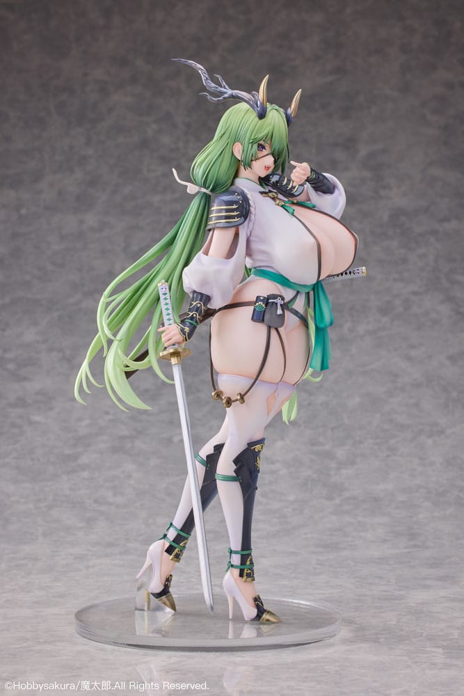Original Character PVC Statue 1/6 Dokuganryu-chan Illustrated by Mataro Deluxe Edition 30 cm Hobby Sakura
