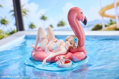 Brown Dust 2 PVC Figure 1/7 Hot Summer Dream Justia 16 cm