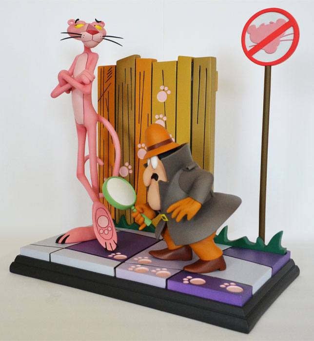 The Pink Panther Statue Pink Panther & The Inspector 41 cm Statues