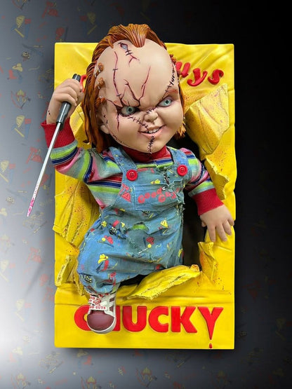 Chucky (Child´s Play) Wall Sculpture 1/1 Bride of Chucky 43 x 46 x 76 cm Hollywood Collectibles Group