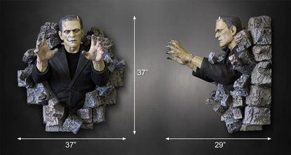 Frankenstein Wall Mount 1/1 Boris Karloff as Frankenstein's Monster 94 x 94 cm