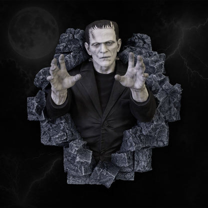 Frankenstein Wall Sculpture Classic Horror Edition Lifesize 94 cm Hollywood Collectibles Group