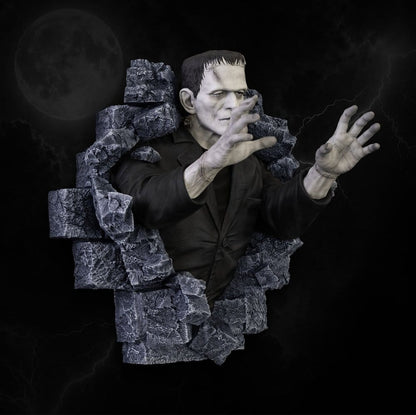 Frankenstein Wall Sculpture Classic Horror Edition Lifesize 94 cm Hollywood Collectibles Group