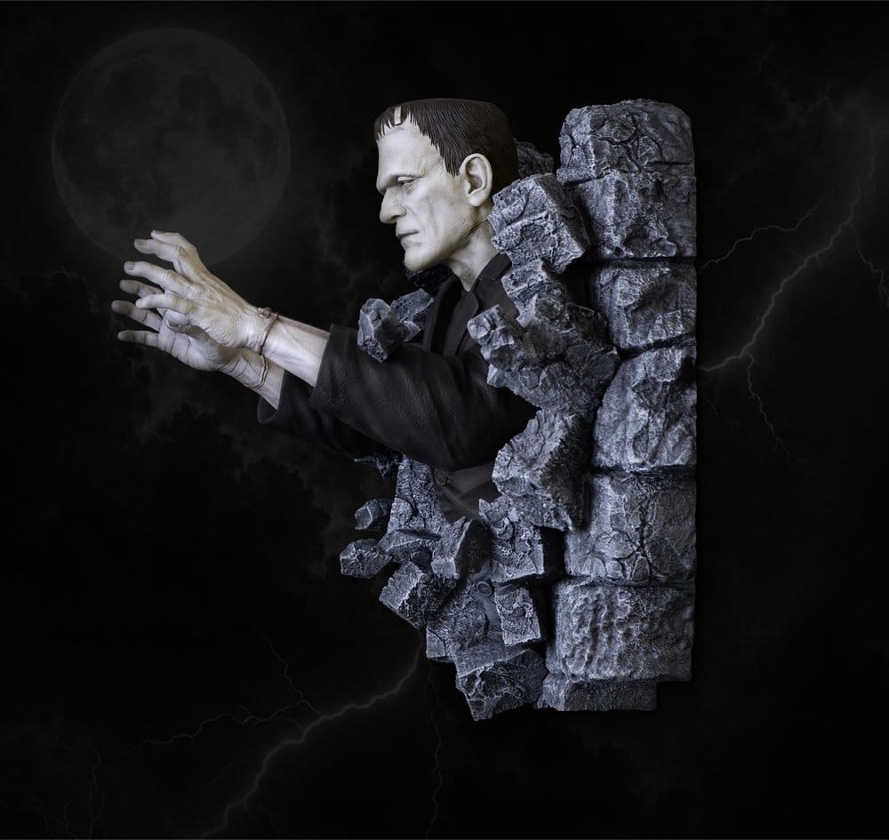 Frankenstein Wall Sculpture Classic Horror Edition Half Scale 48 cm Hollywood Collectibles Group