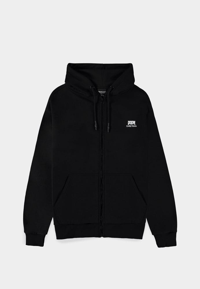 Doom Hoodie Doom Zipper Symbol Size XL