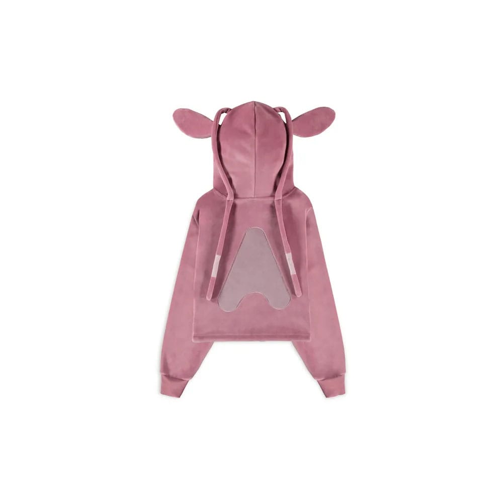 Lilo & Stitch Cropped Hooded Sweater Angel Size M