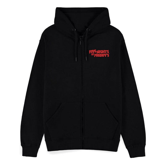 Five Nights at Freddy's Zipper Hoodie Can You Survive Size XL