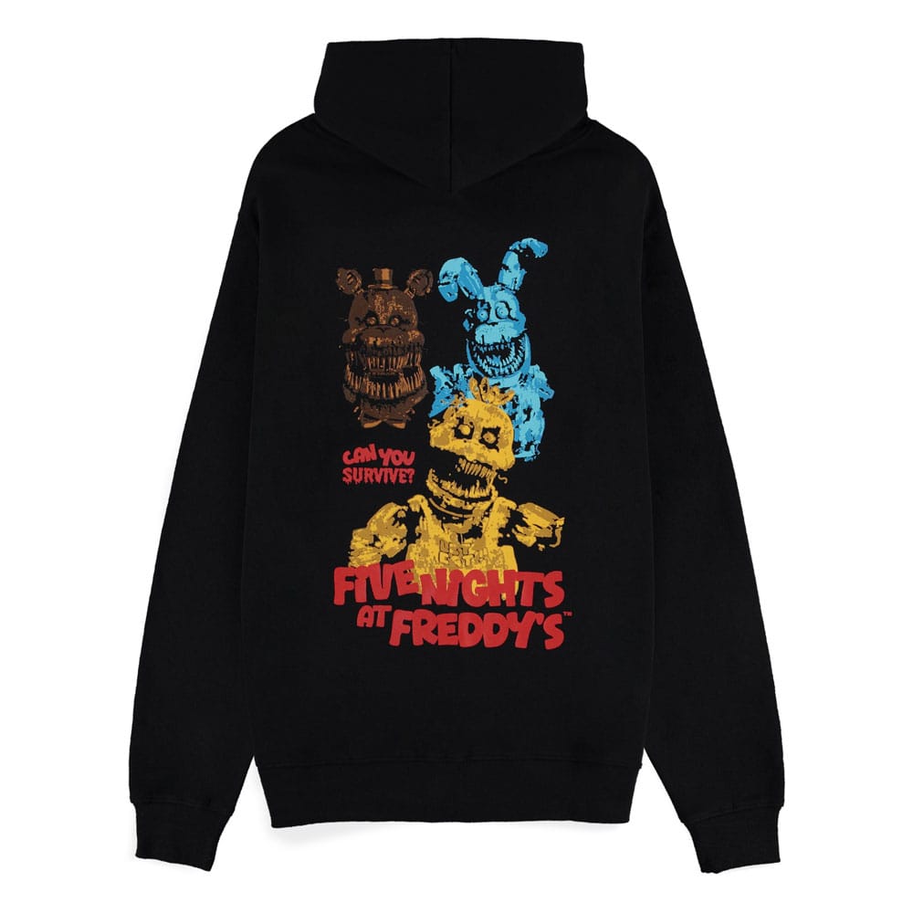 Five Nights at Freddy’s Zipper Hoodie Can You Survive Size XL T-shirts