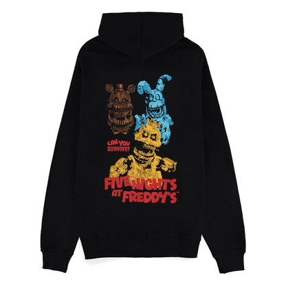Five Nights at Freddy’s Zipper Hoodie Can You Survive Size XL T-shirts