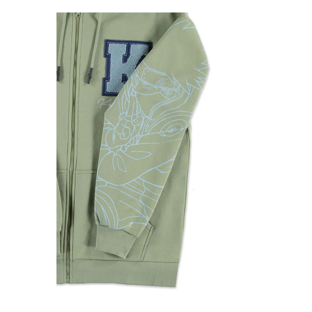 Naruto Zipper Hoodie Kakashi  Size L