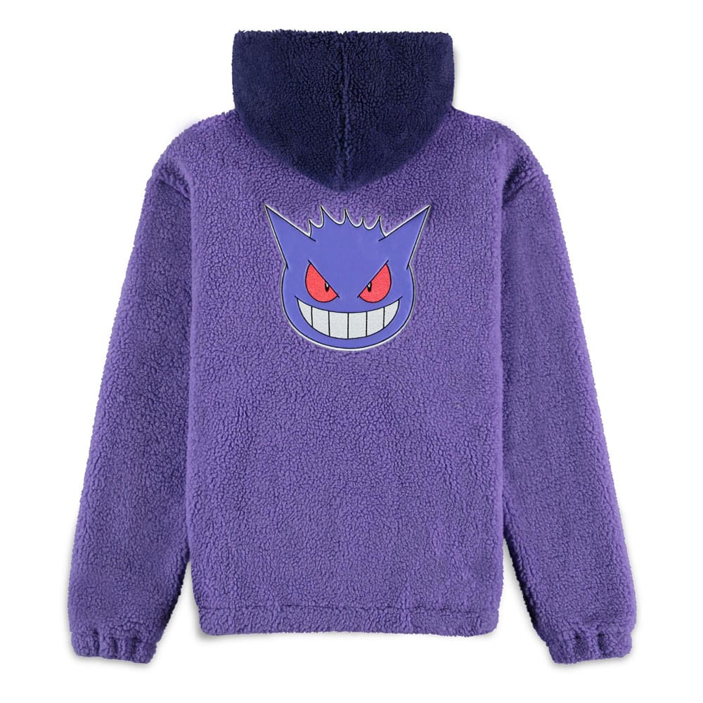Pokémon Sherpa Hooded Sweater Gengar Size XL