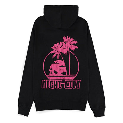Cyberpunk 2077 Zipper Hoodie Night City Size M T-shirts