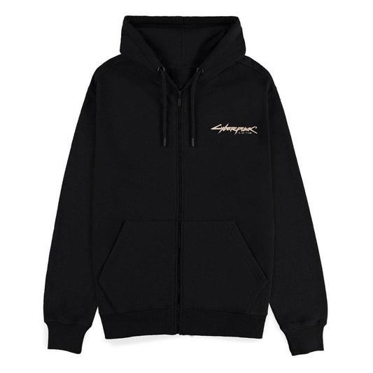 Cyberpunk 2077 Zipper Hoodie Night City Size L