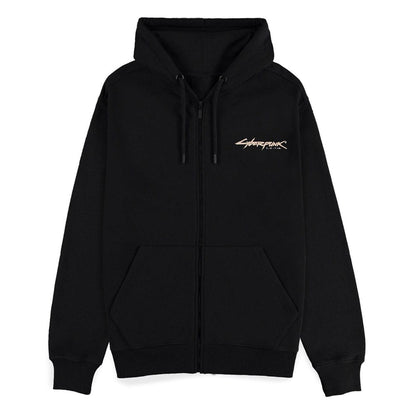 Cyberpunk 2077 Zipper Hoodie Night City Size M