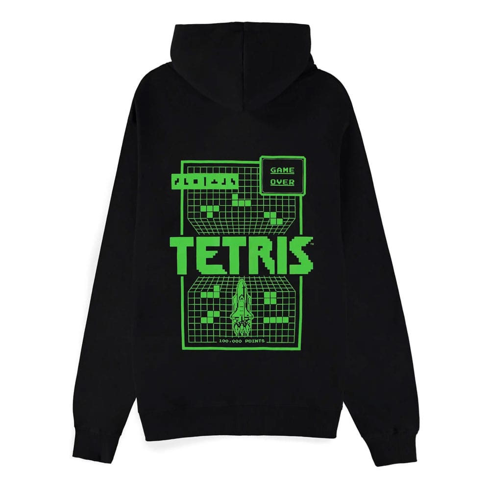 Tetris Zipper Hoodie Game Over  Size M