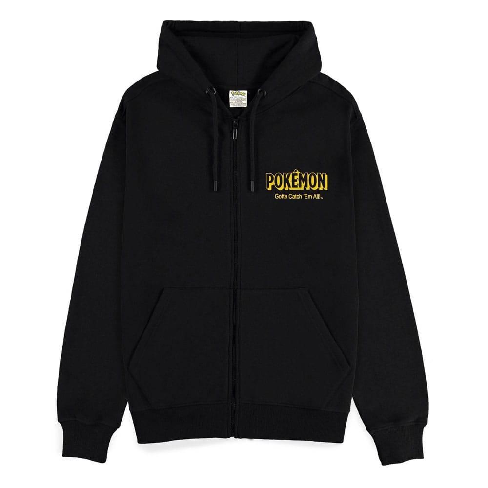 Pokémon Zipper Hoodie Pikachu Size XL