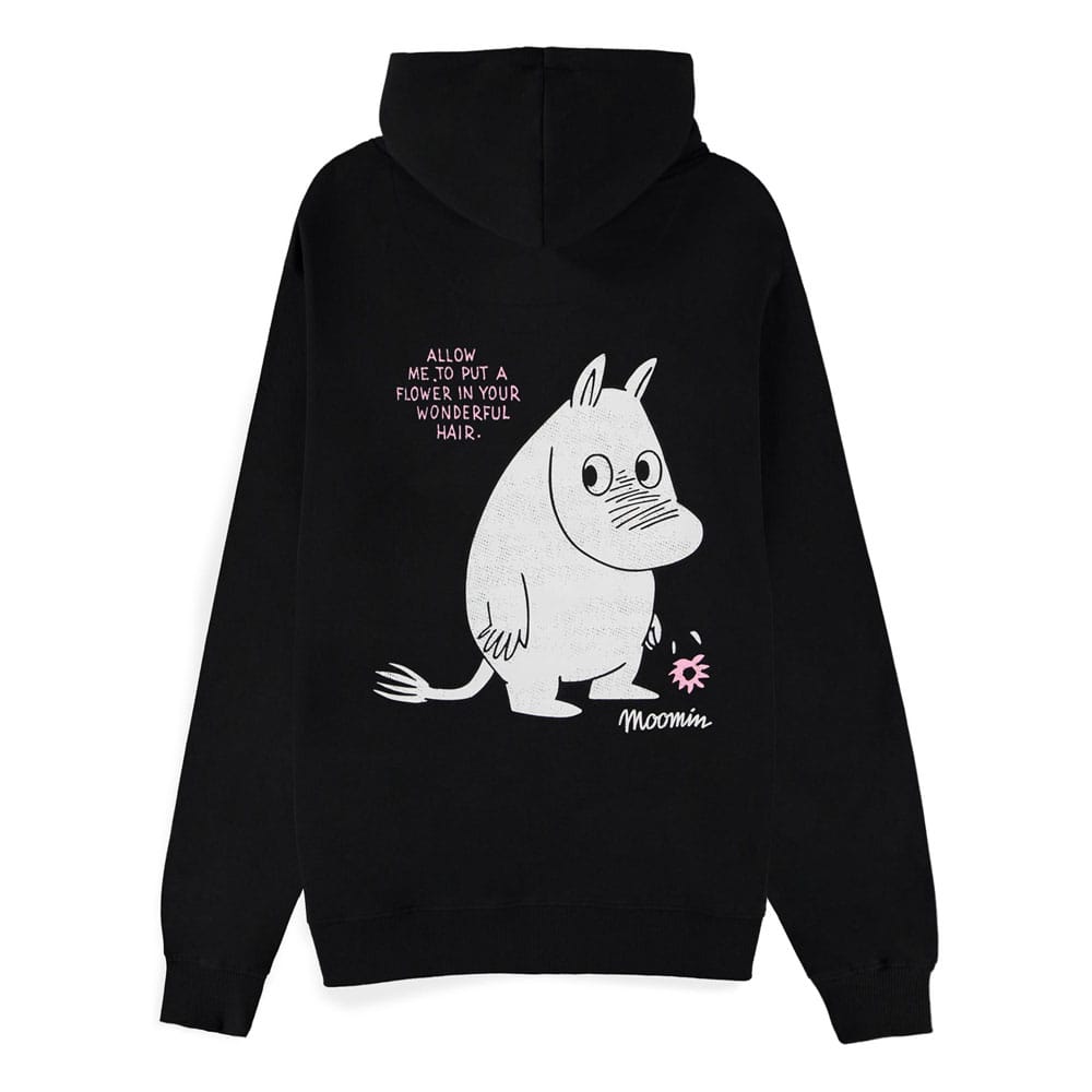 Moomins Zipper Hoodie Flower Size M T-shirts