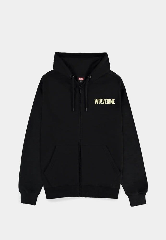 Marvel Zipper Hoodie Wolverine Black