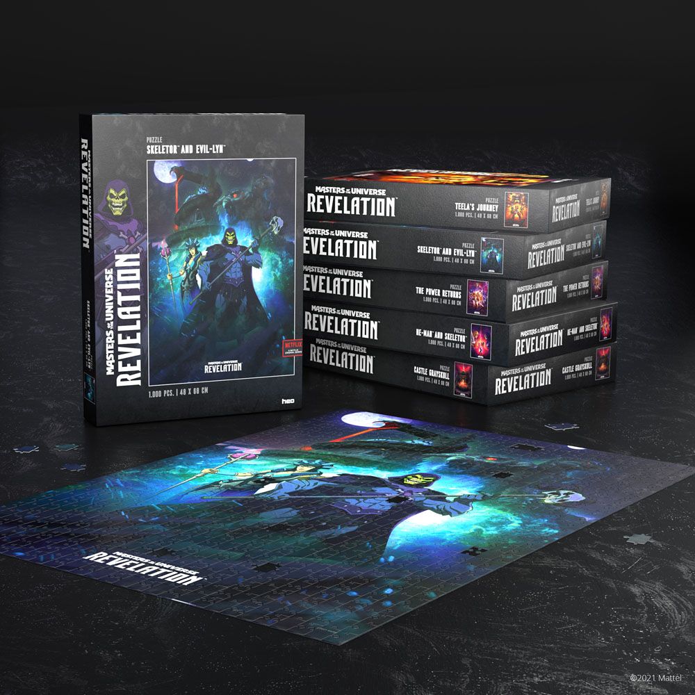 Masters of the Universe: Revelation&trade; Jigsaw Puzzle Skeletor&trade; and Evil-Lyn&trade; (1000 pieces) heo Games