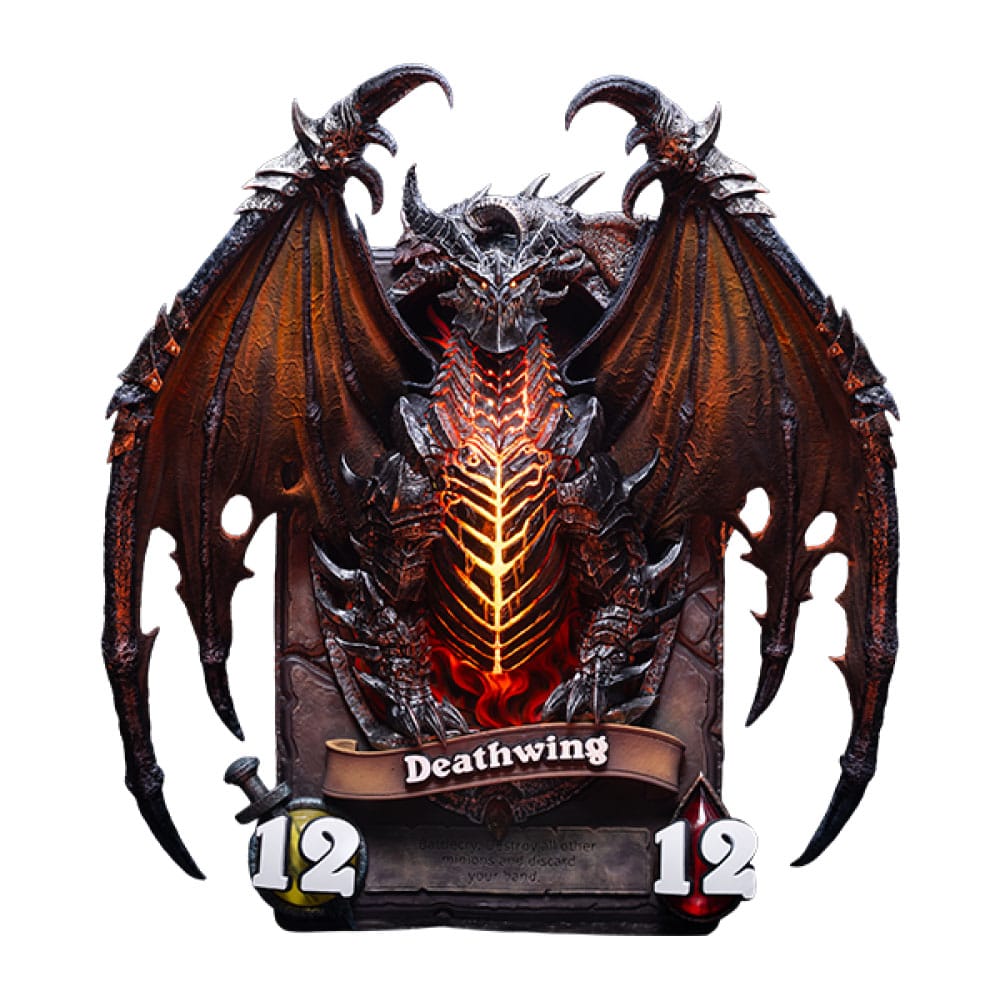 Hearthstone 3D Art Frame Statue Deathwing 34 cm - FanofThings.co.uk