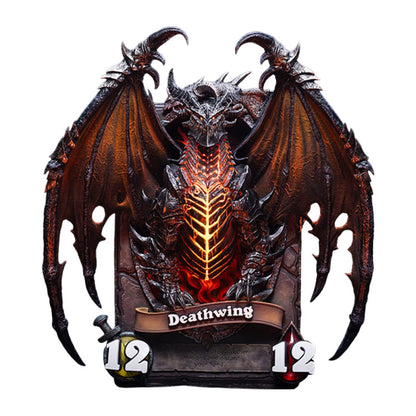 Hearthstone 3D Art Frame Statue Deathwing 34 cm - FanofThings.co.uk
