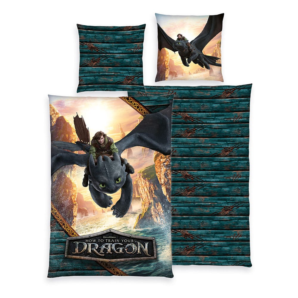 How to Train Your Dragon bed linen Ver. 2 135 x 200 cm - FanofThings.co.uk