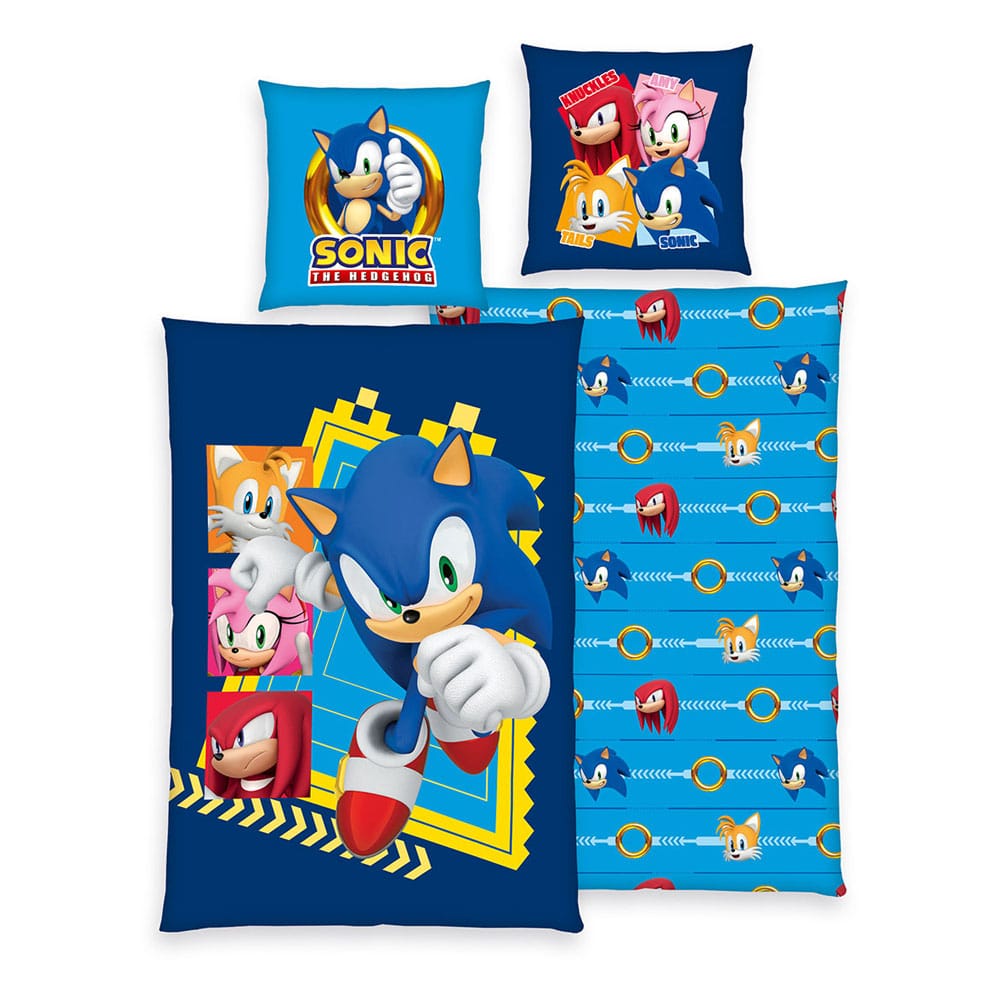 Sonic - The Hedgehog bed linen 135 x 200 cm Blankets & Duvets